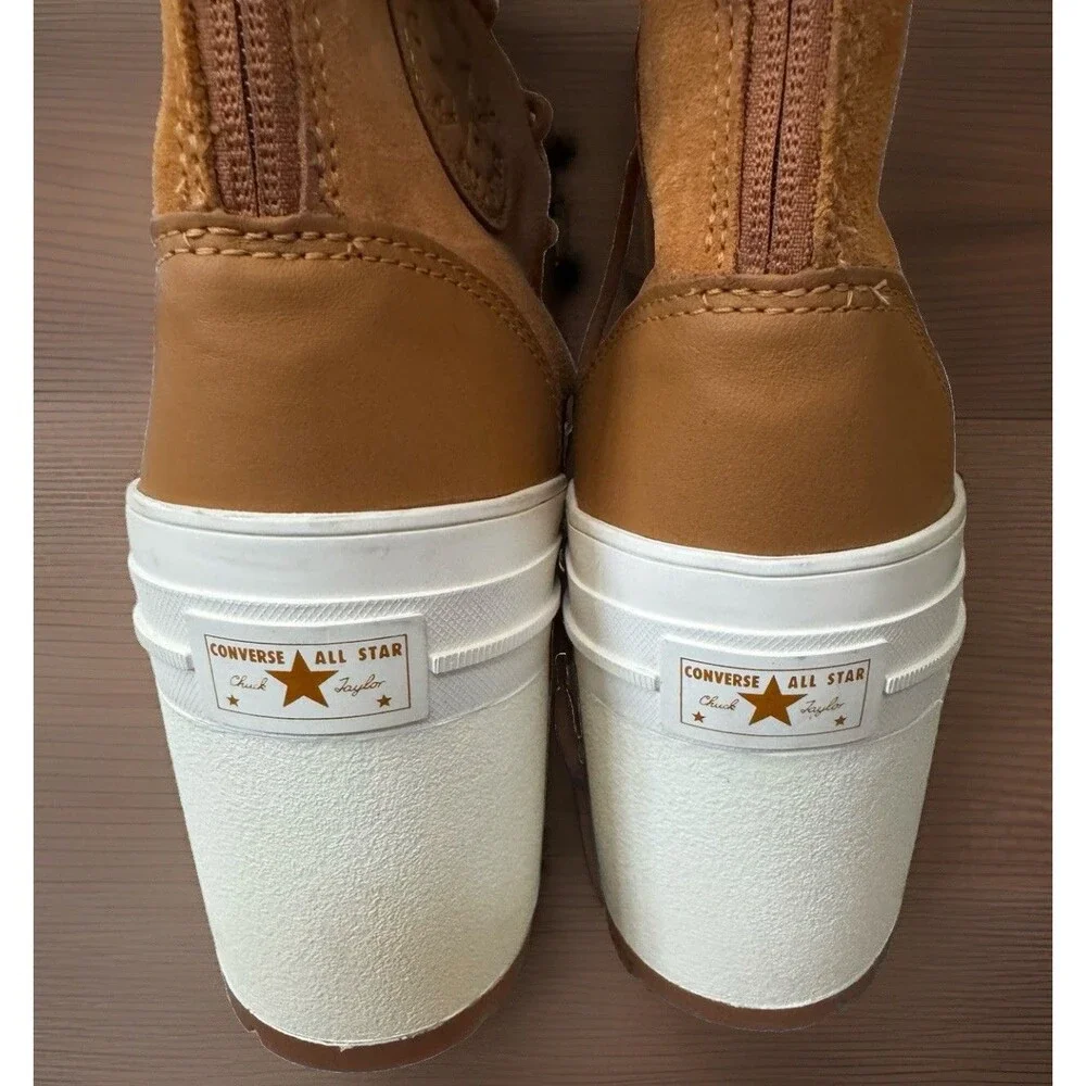 NEW M/11 W/13 CONVERSE CHUCK 70 Western DeLuxe Heel XX HI Platform Gingersnap